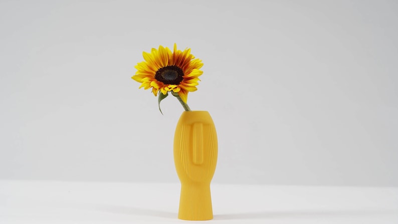 Handmade Modern Face Vase – Minimalist Home Decor Sculpture