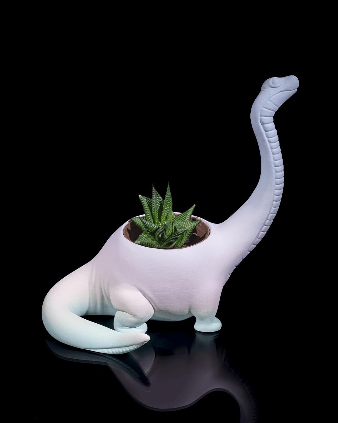 Dino Planter – 3D Printed Herbivore Pot Made with Love and Imagination
