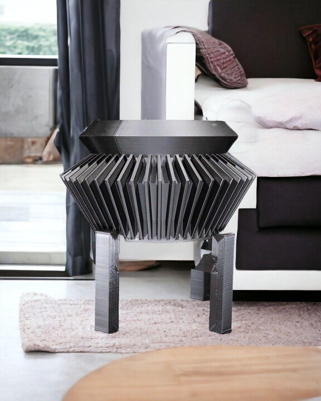 Quano Planter – Modern 3D Printed Geometric Vase with Stand