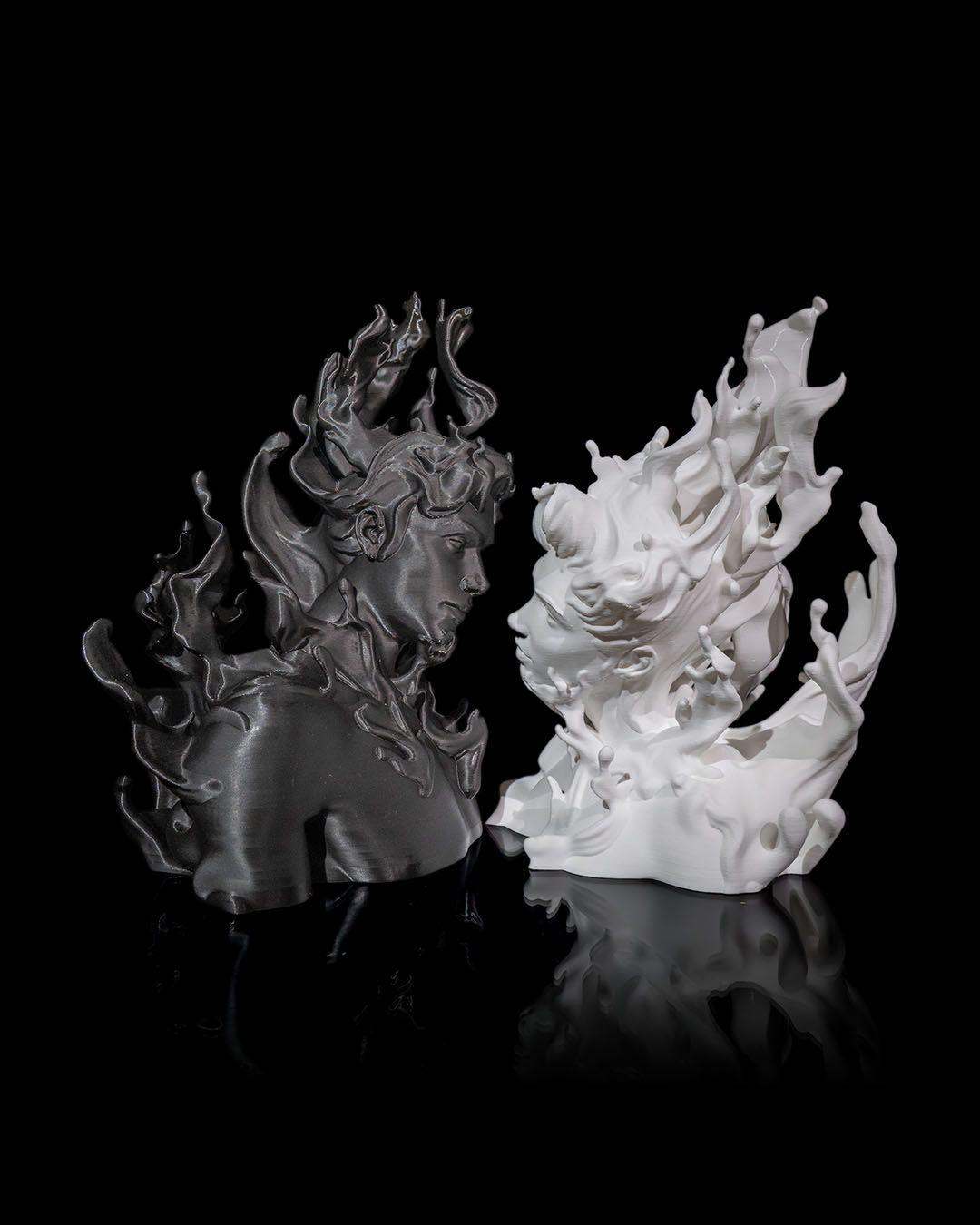 Fire & Ice – The Lovers Sculpture