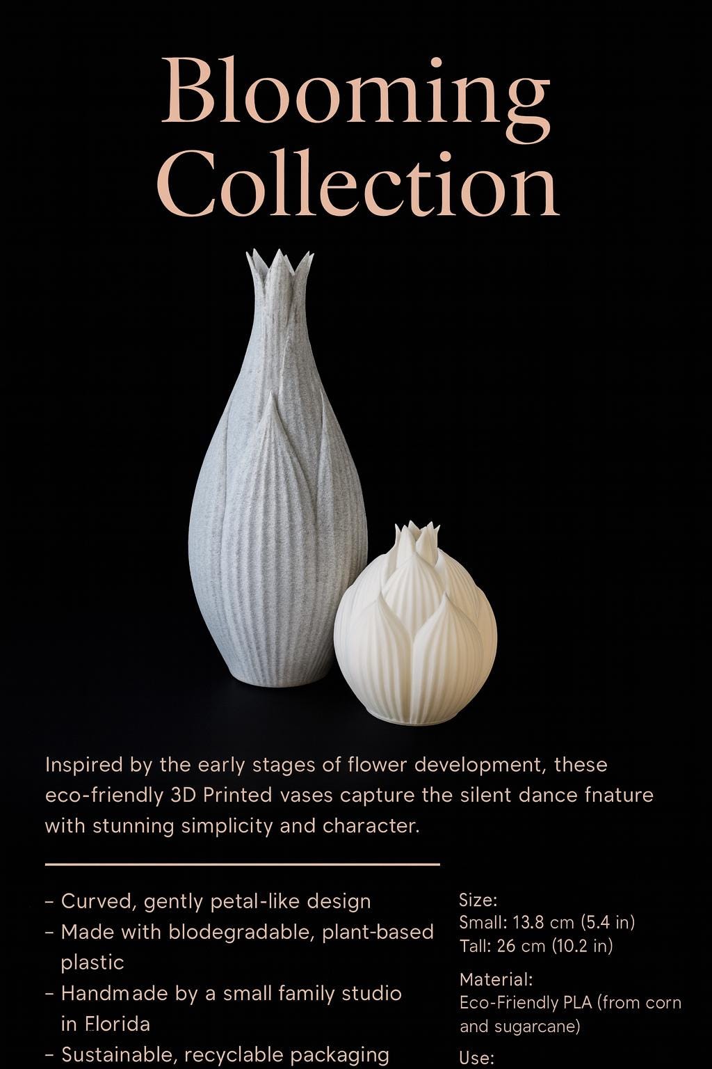 Blooming Collection – Elegant Vases Inspired by Nature’s Dance