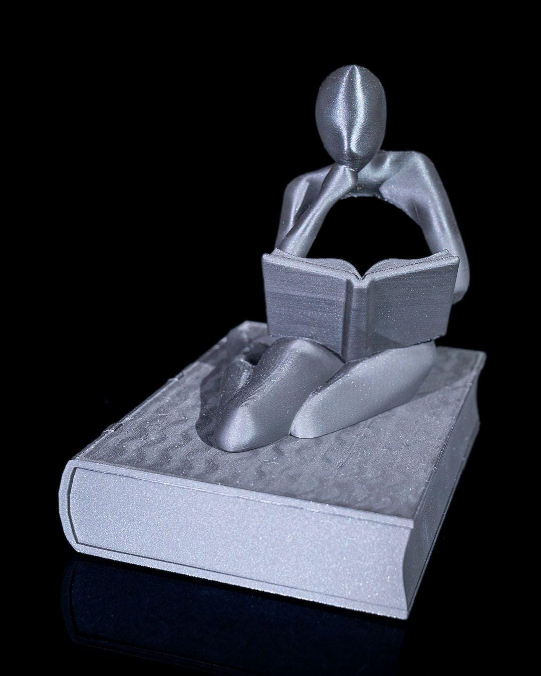 Minimal Reading – 3D Printed Sculpture