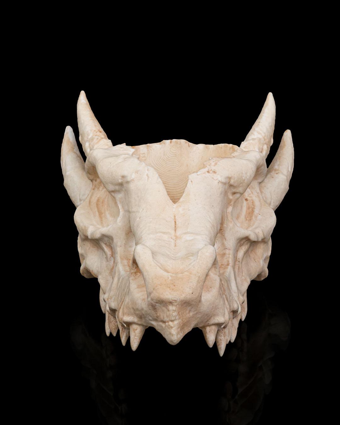 Deathroot Planter – 3D Printed Gothic Skull Pot
