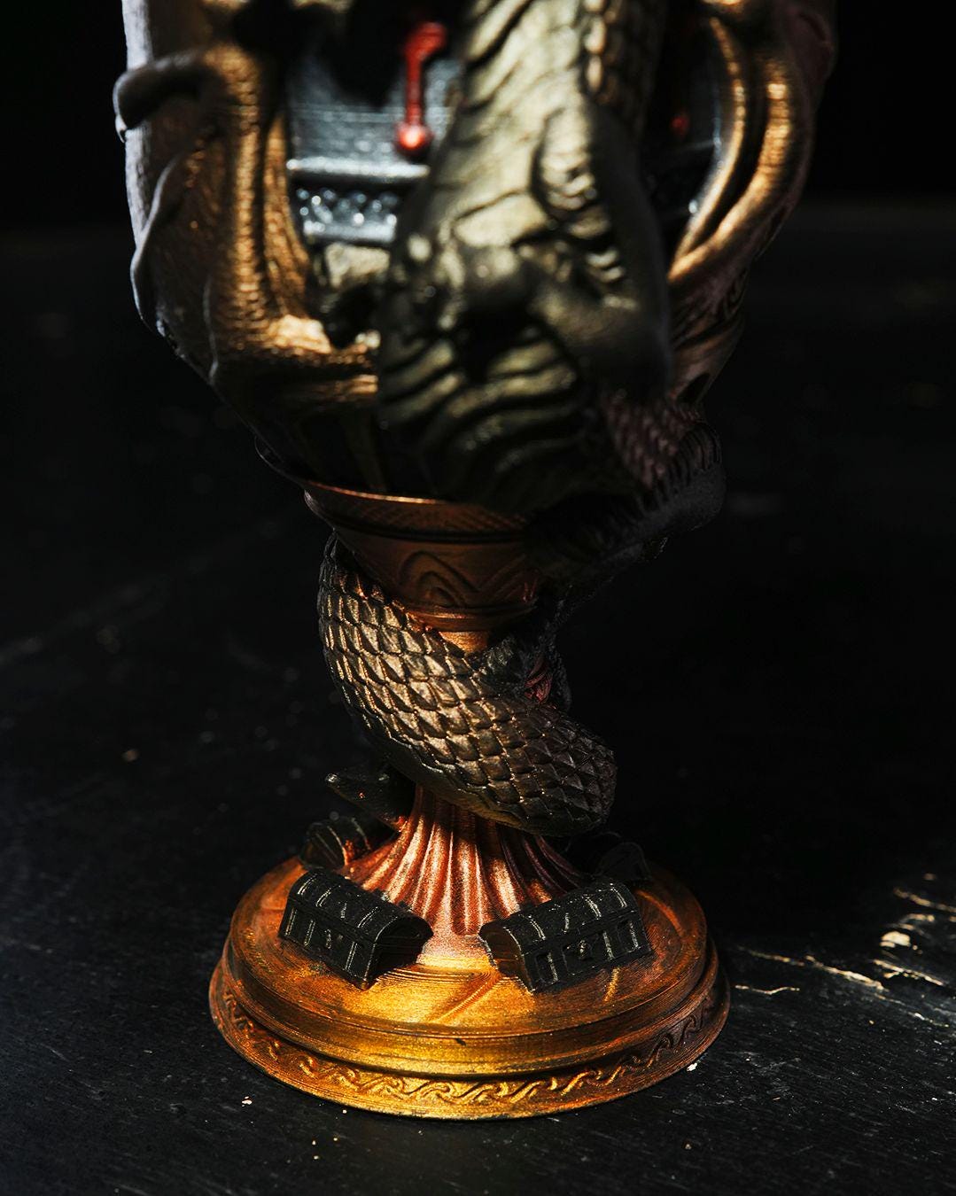 Medieval Goblet Can Holder – Hand-Painted Royal Drink Chalice