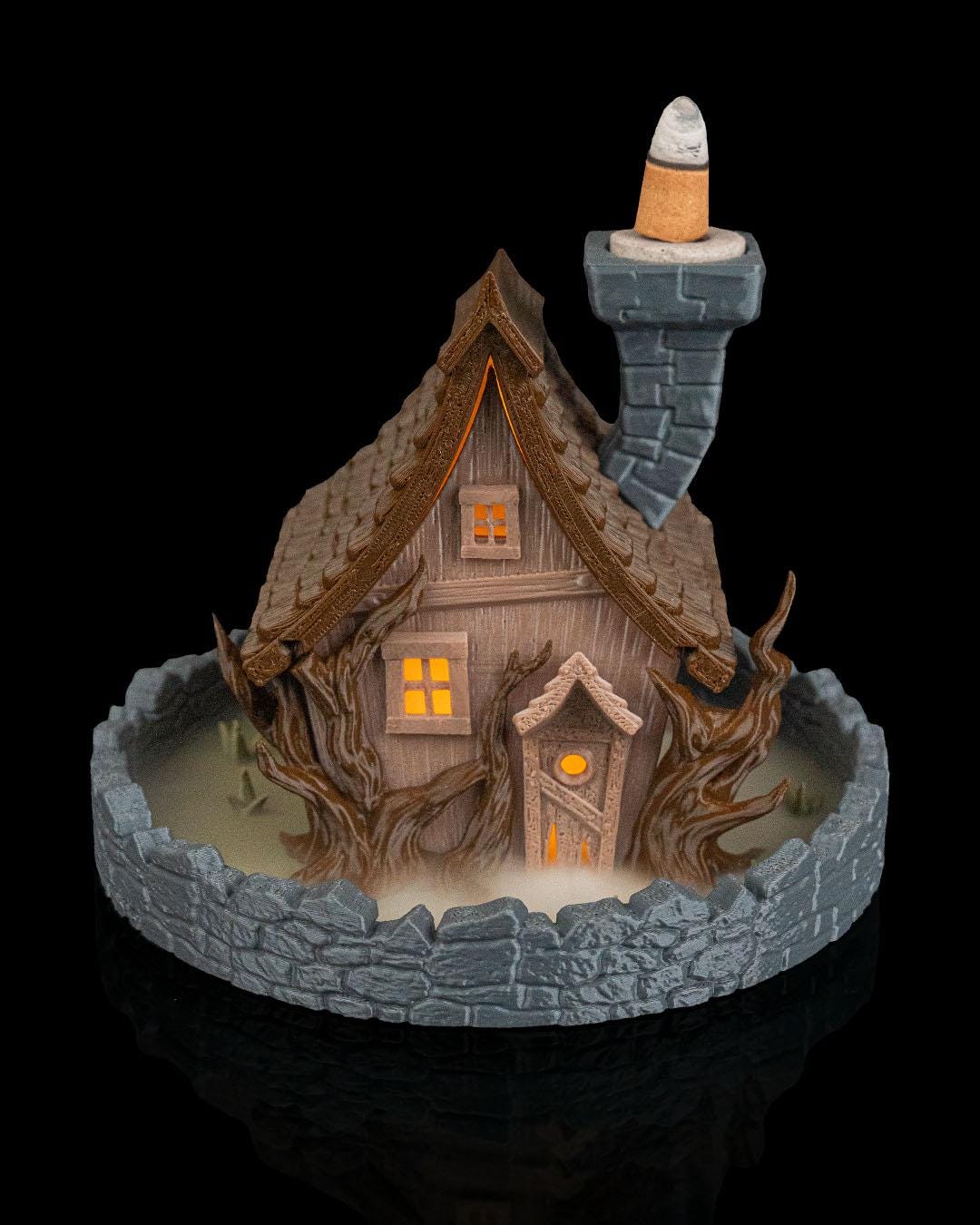 Haunted House Lamp – Ghost Manor Lighted Decor