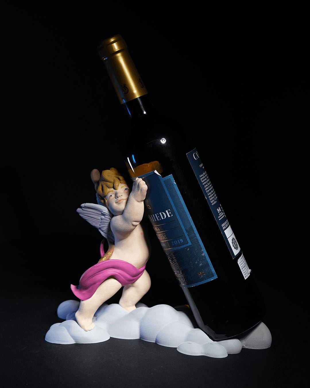 Handmade Cupid Wine Holder | Romantic  Decor
