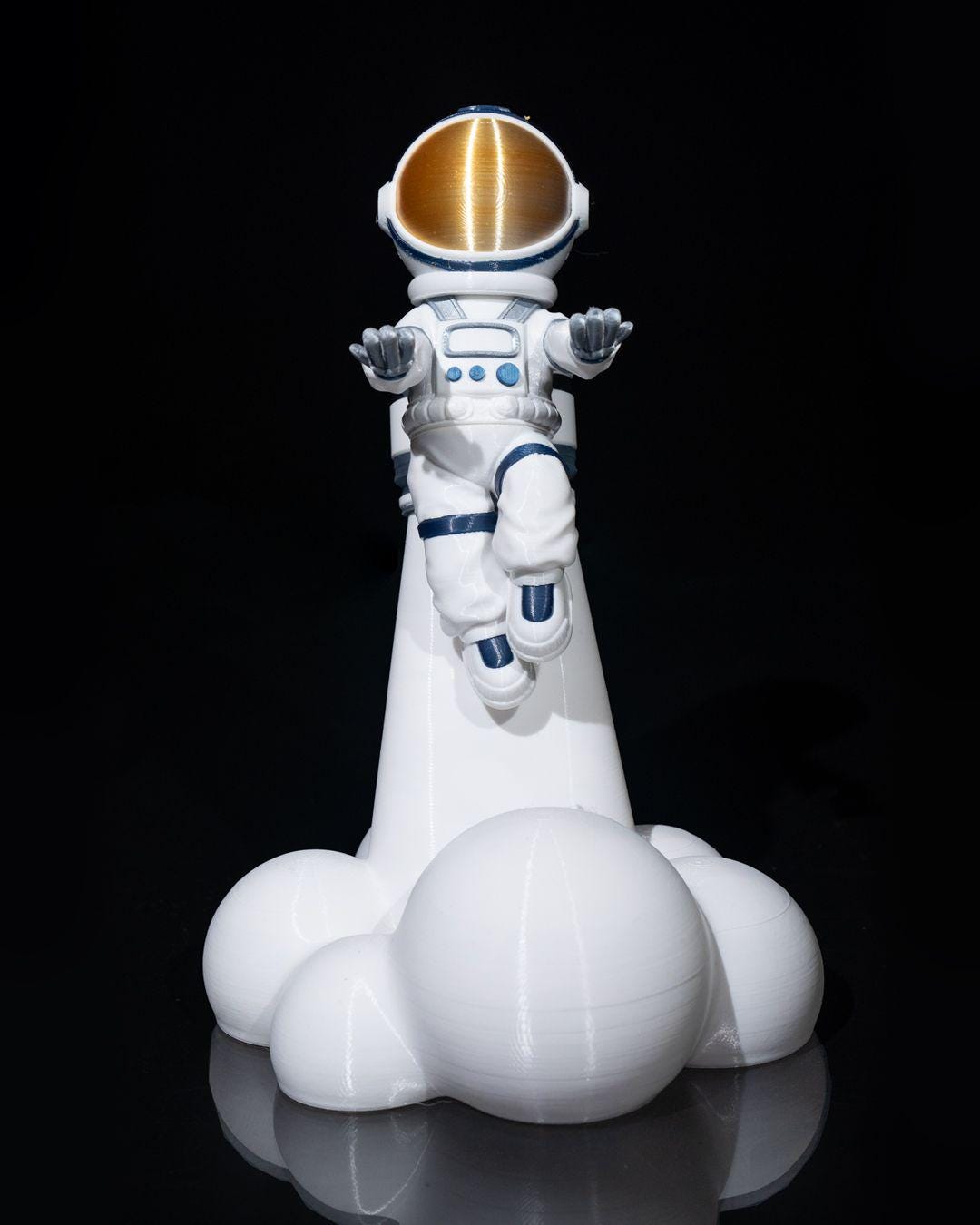 Handmade Astronaut Figurine |  Space Desk Decor