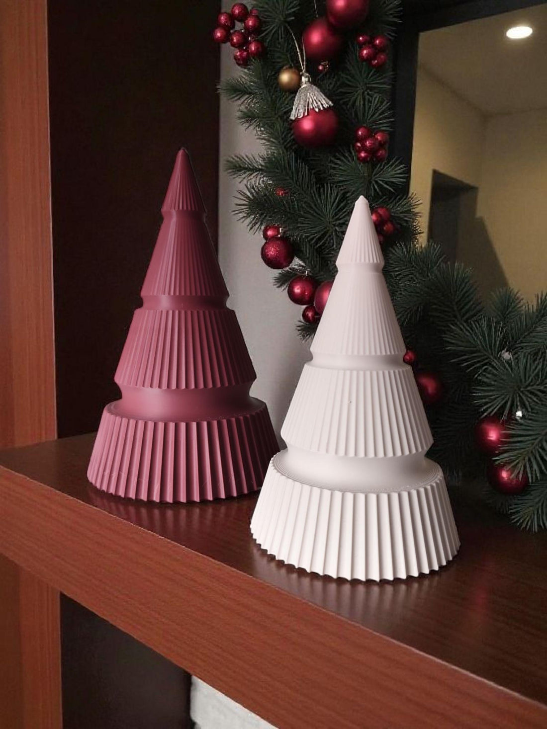 Modern Christmas Tree Sculpture Minimalist Holiday Decor