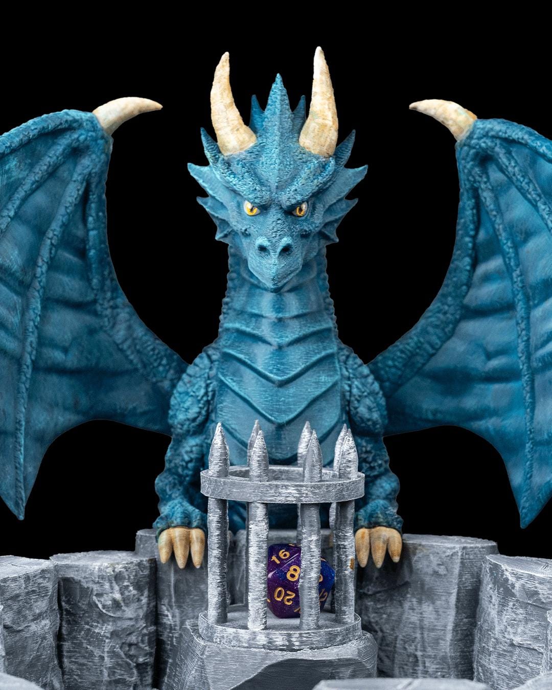 Dragon Arena Dice Tower Fantasy Dice Holder RPG Table Dice Roller Gift