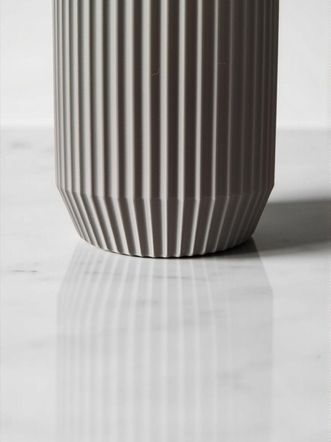 Minimalist Kitchen Utensil Holder | Modern Ribbed Countertop Organizer | Elegant Eco Friendly Handmade Kitchen Decor
