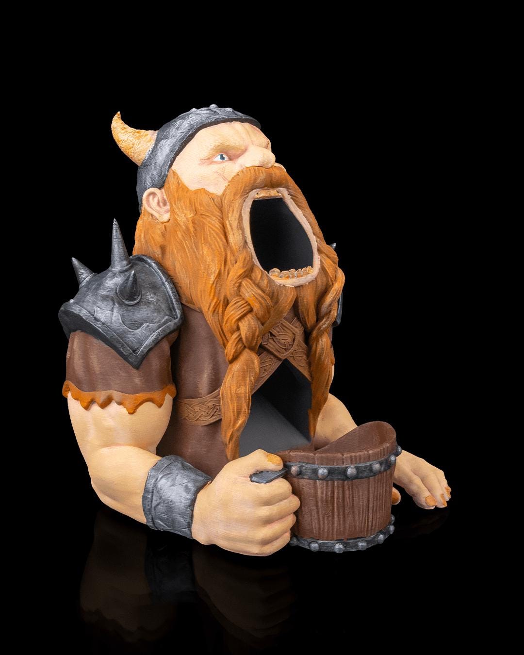 Hand-Painted Viking Dice Tower | Fantasy RPG Dice Holder | DnD Dice Roller | 3D Printed | Tabletop Gift