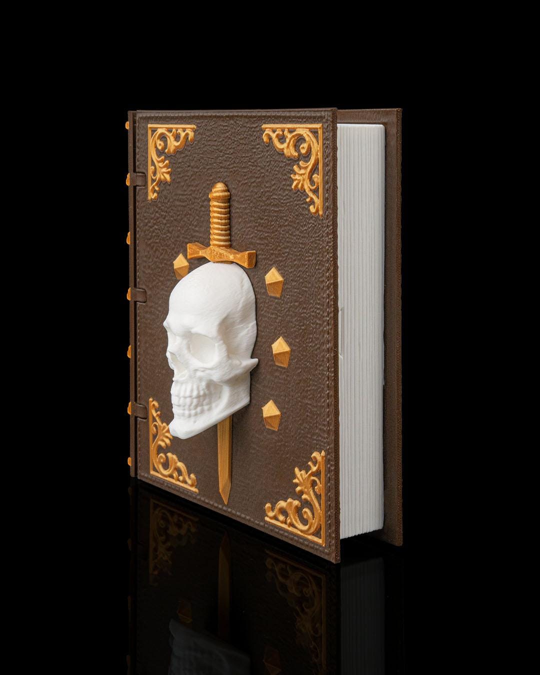 Magic Spell Book Dice Tower Fantasy Dice Holder RPG Table Dice Roller Gift