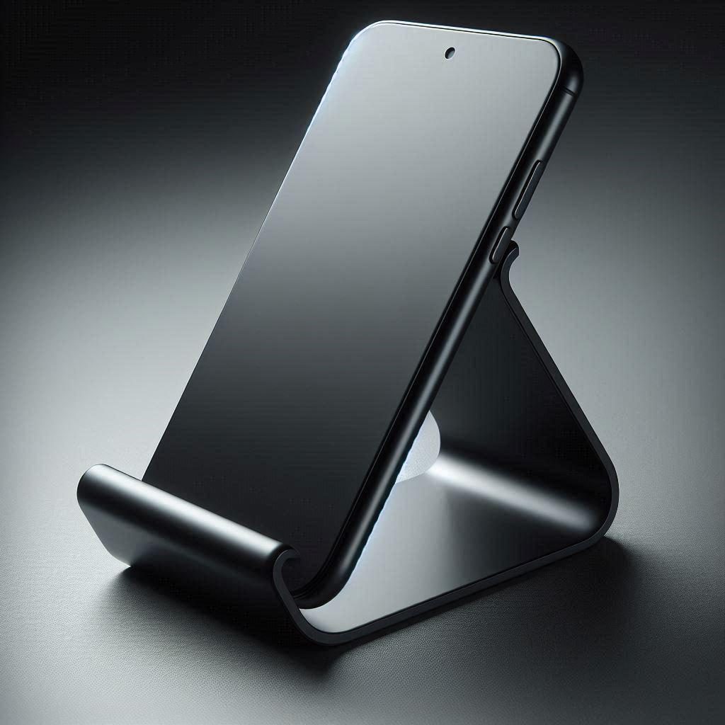 Modern Minimalist Smartphone Holder • Sleek Phone Stand • Handmade Eco Friendly Desk and Nightstand Holder