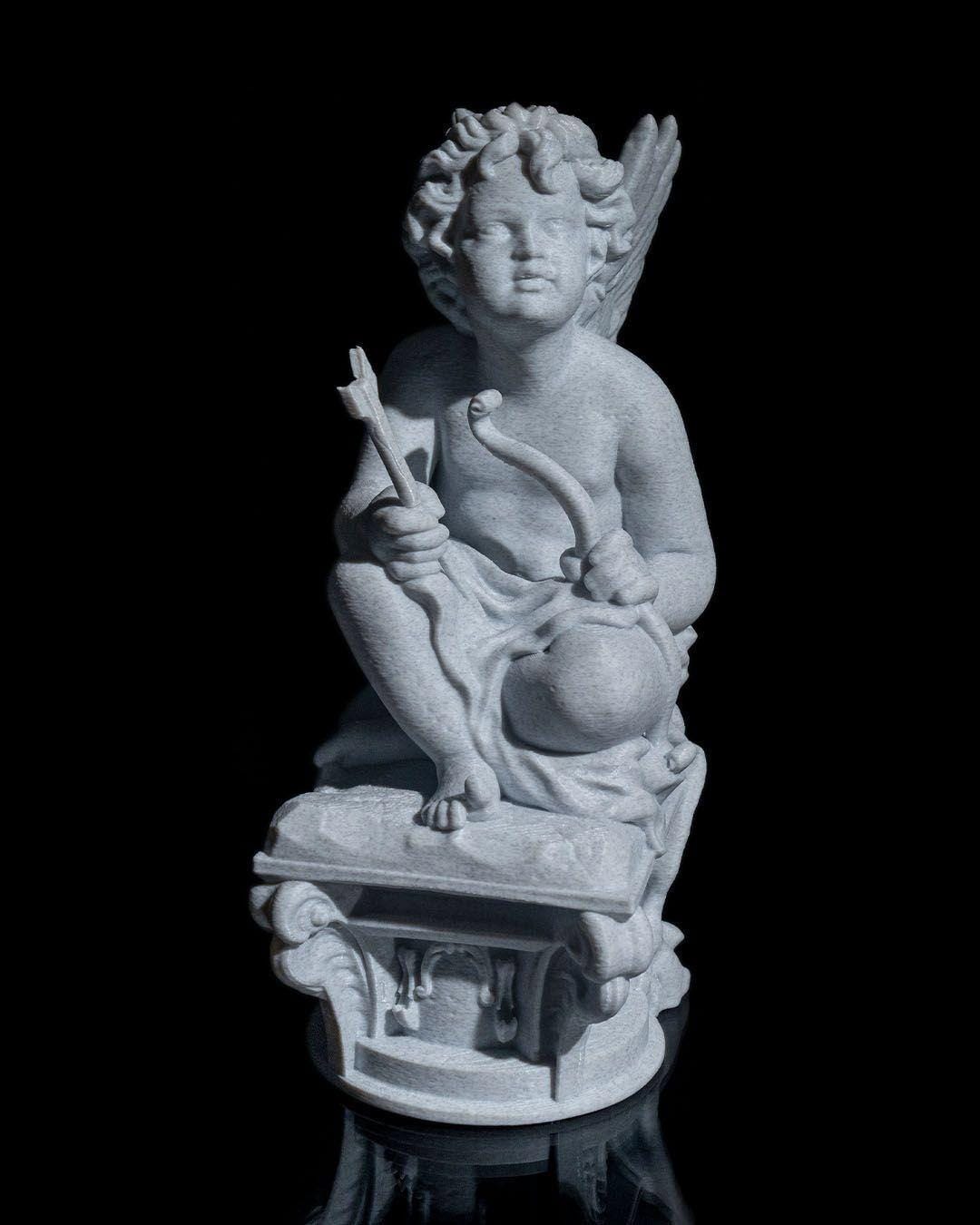 Stone Cupid – Classic 3D Statue