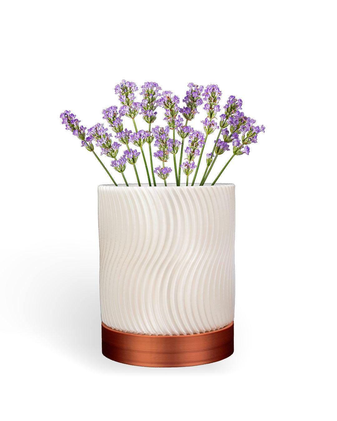 Cylindrix Wall Planter – 3D Printed Geometric Plant Pot