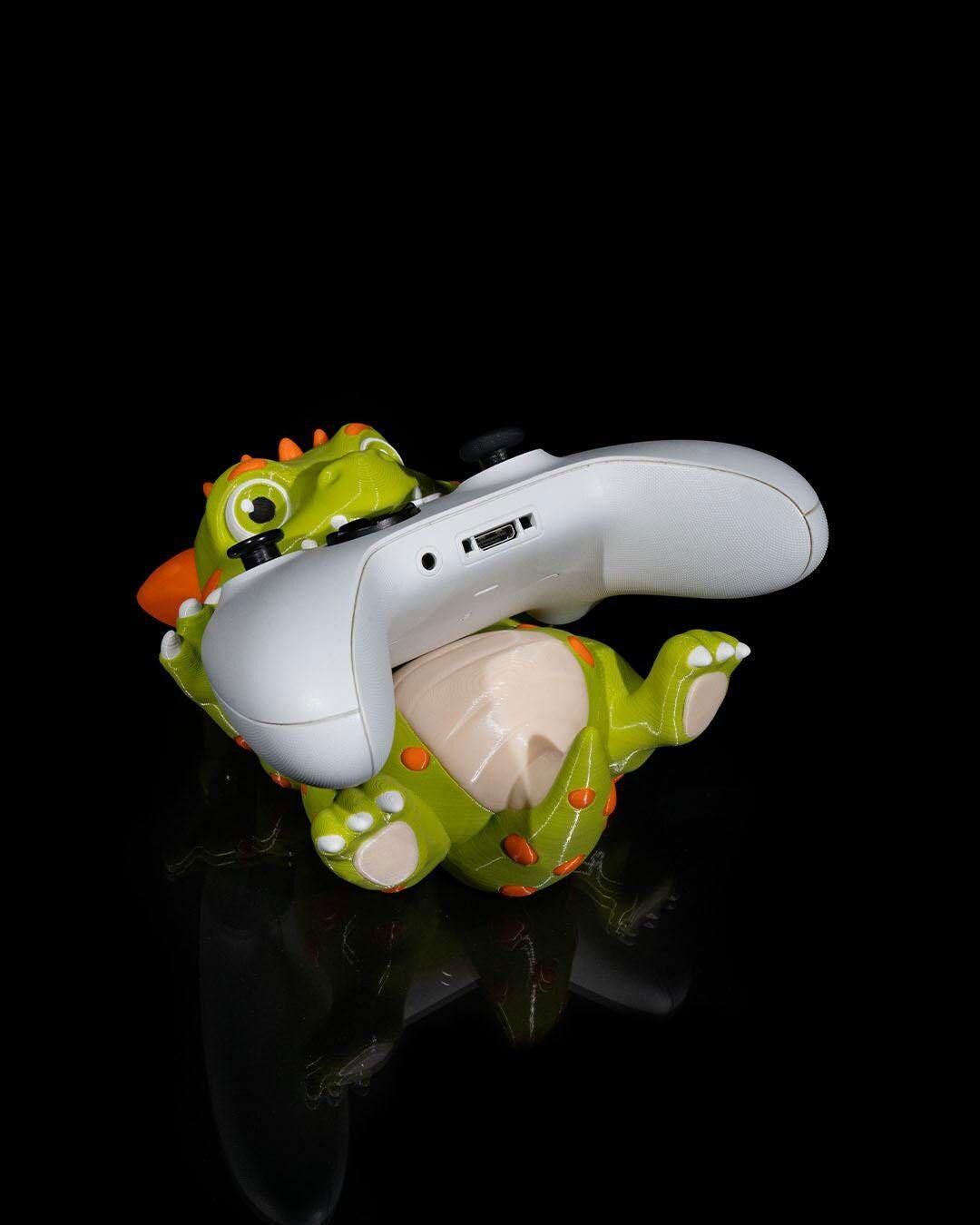 Draconic Snack Controller Holder – 3D Printed Dragon Phone & Gamepad Stand
