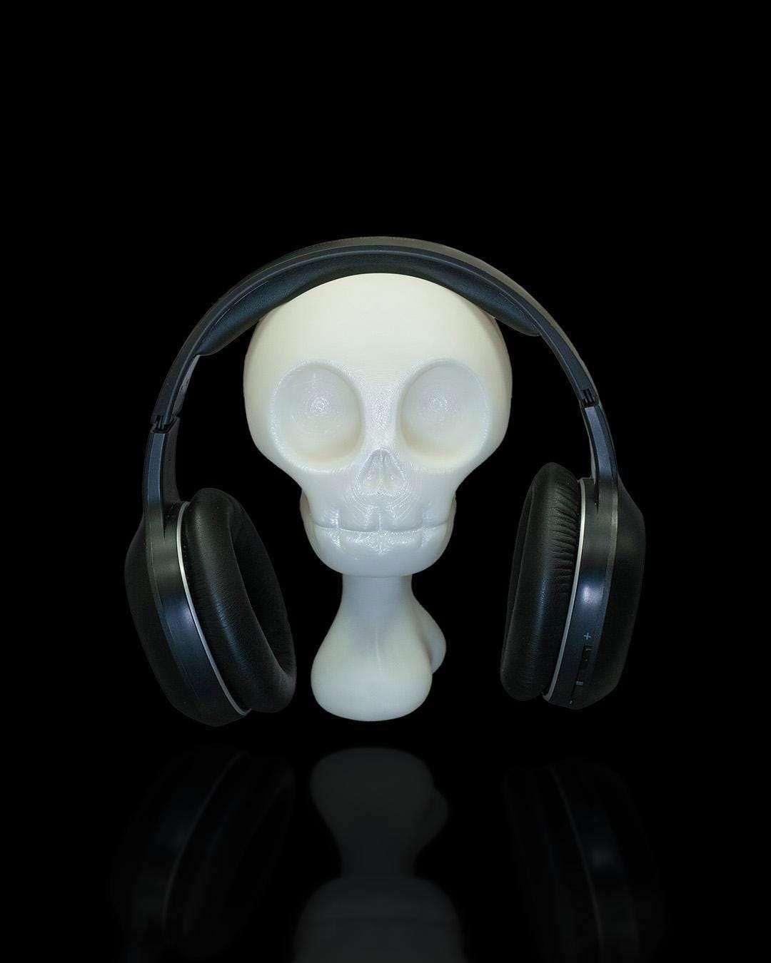 Screw Skull Controller Holder – 3D Printed Skull & Bone Gamepad Stand