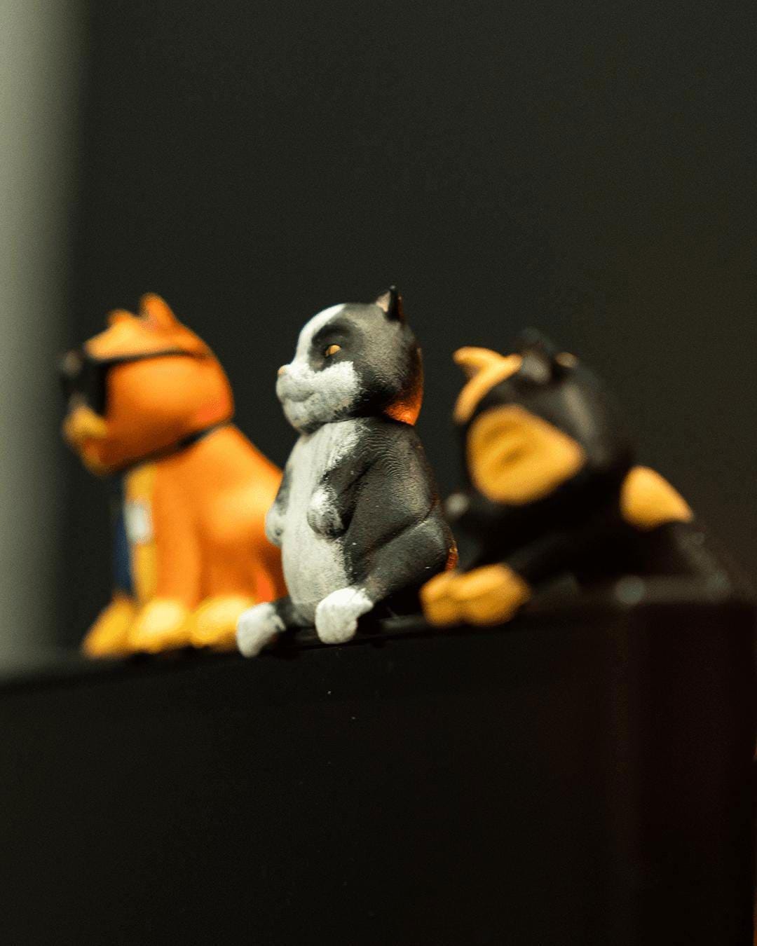 Cat Desk Decor – Playful Office Companion, Eco-Friendly PLA