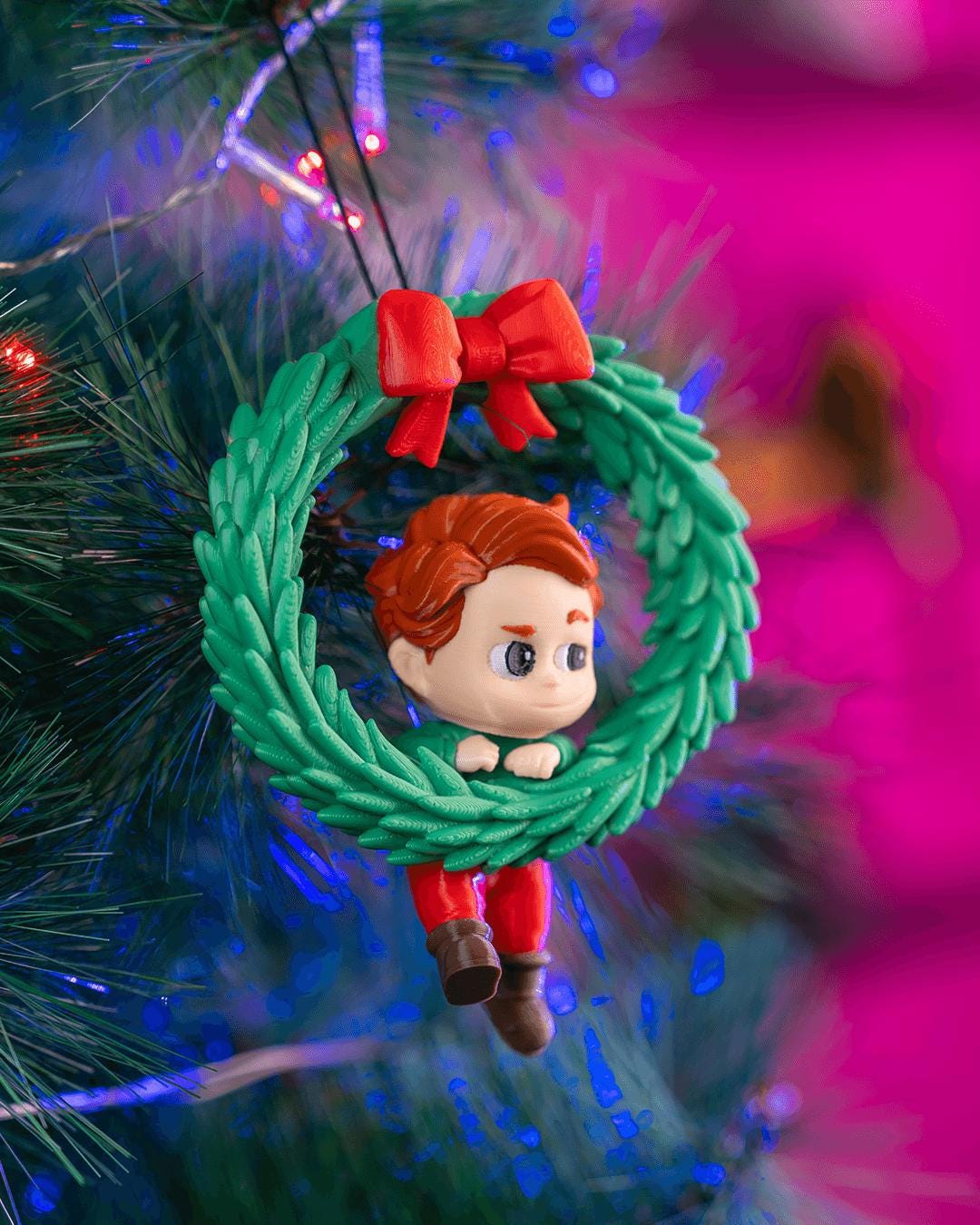 MiniMe: Christmas Wreath – Custom Holiday Mini Figure