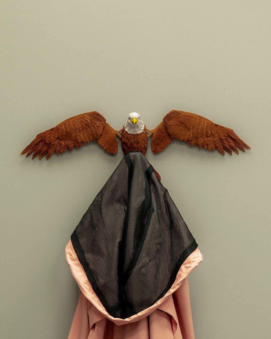 Eagle Wall Hook – Articulated Wing Coat Rack and Wall Decor
