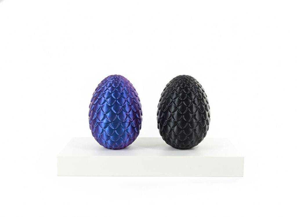 Set of 2 Articulated Dragon Eggs Fantasy Collectible Gift