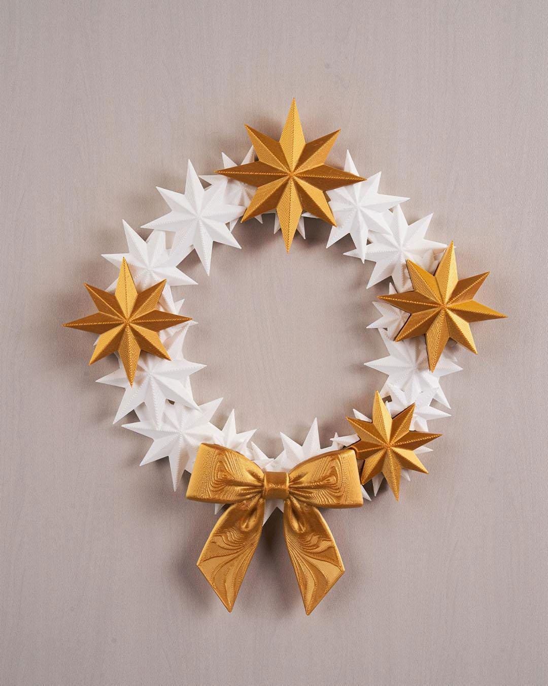 Starlight Christmas Door Plaque – Handmade Holiday Wall Decor