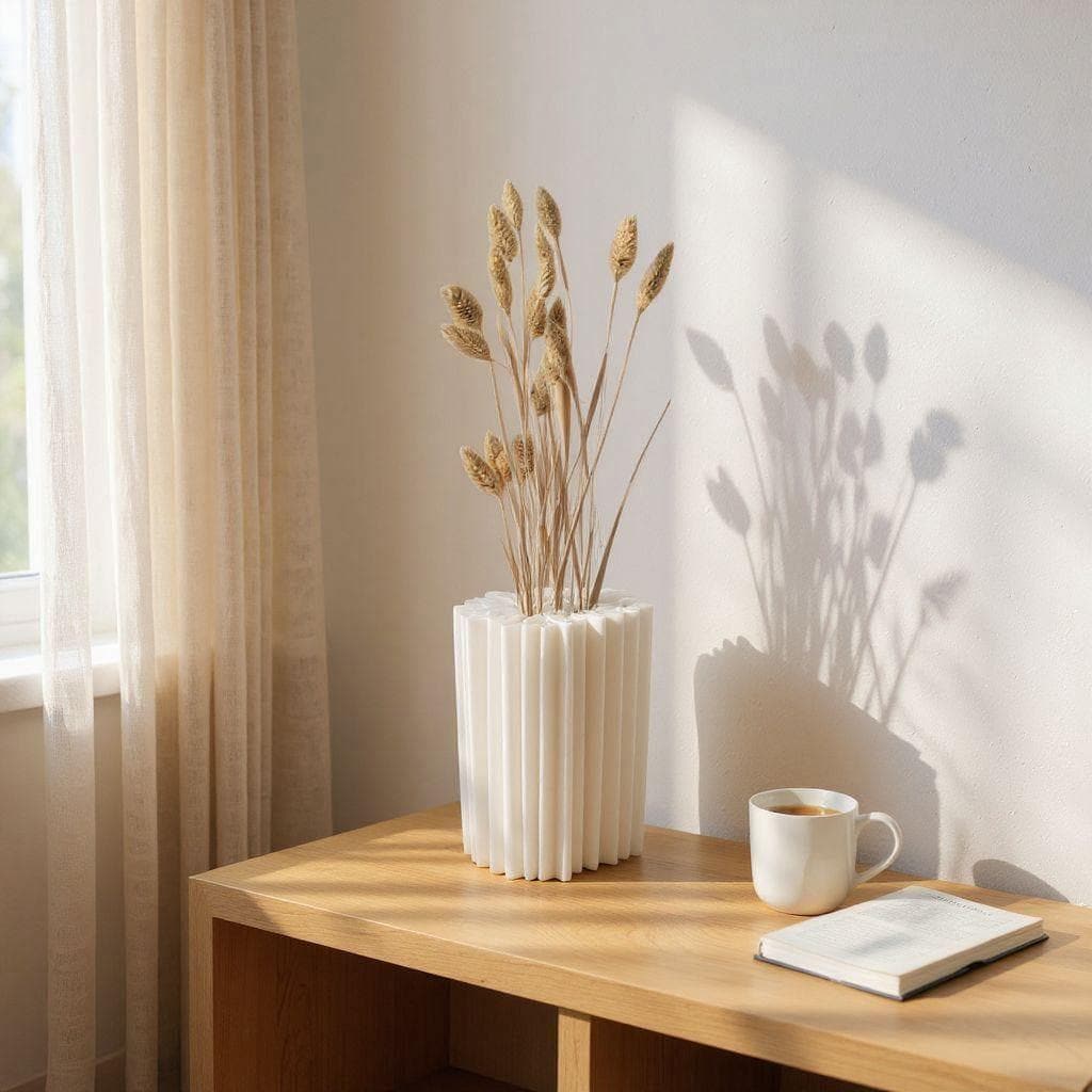 Coral Silhouette Vase | Organic Decorative Sculpture | Handmade Eco Friendly PLA