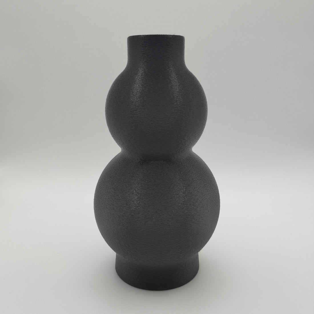 Curved Minimalist Decorative Vase Smooth or Fuzzy Texture