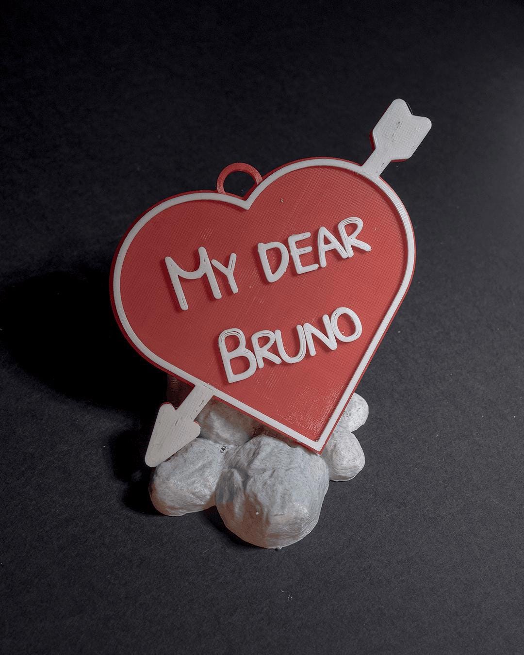 Personalized Valentine's Day Card | Handmade PLA Love Message Sign