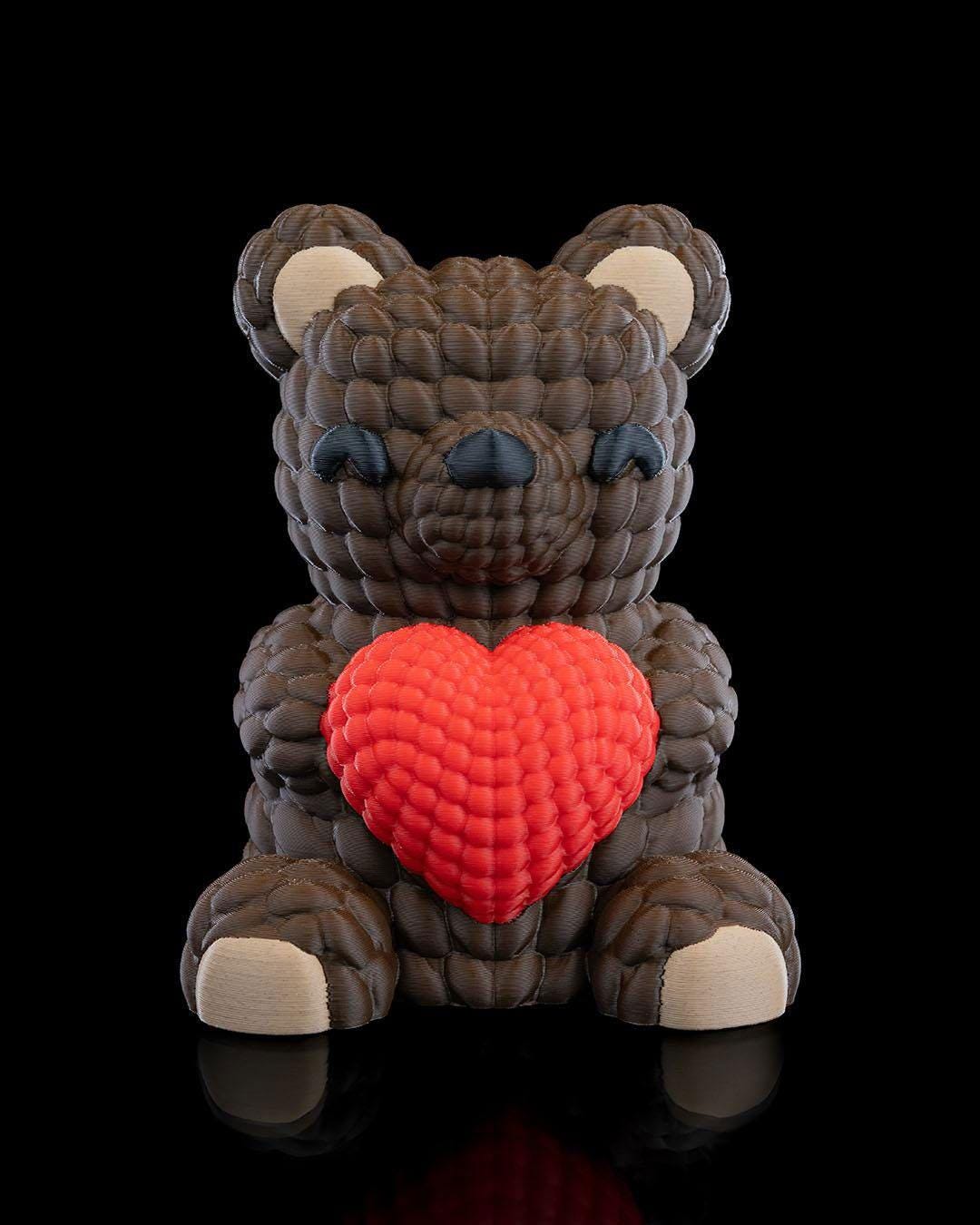Teddy Bear Hug | Romantic Heart Gift, Home Decor