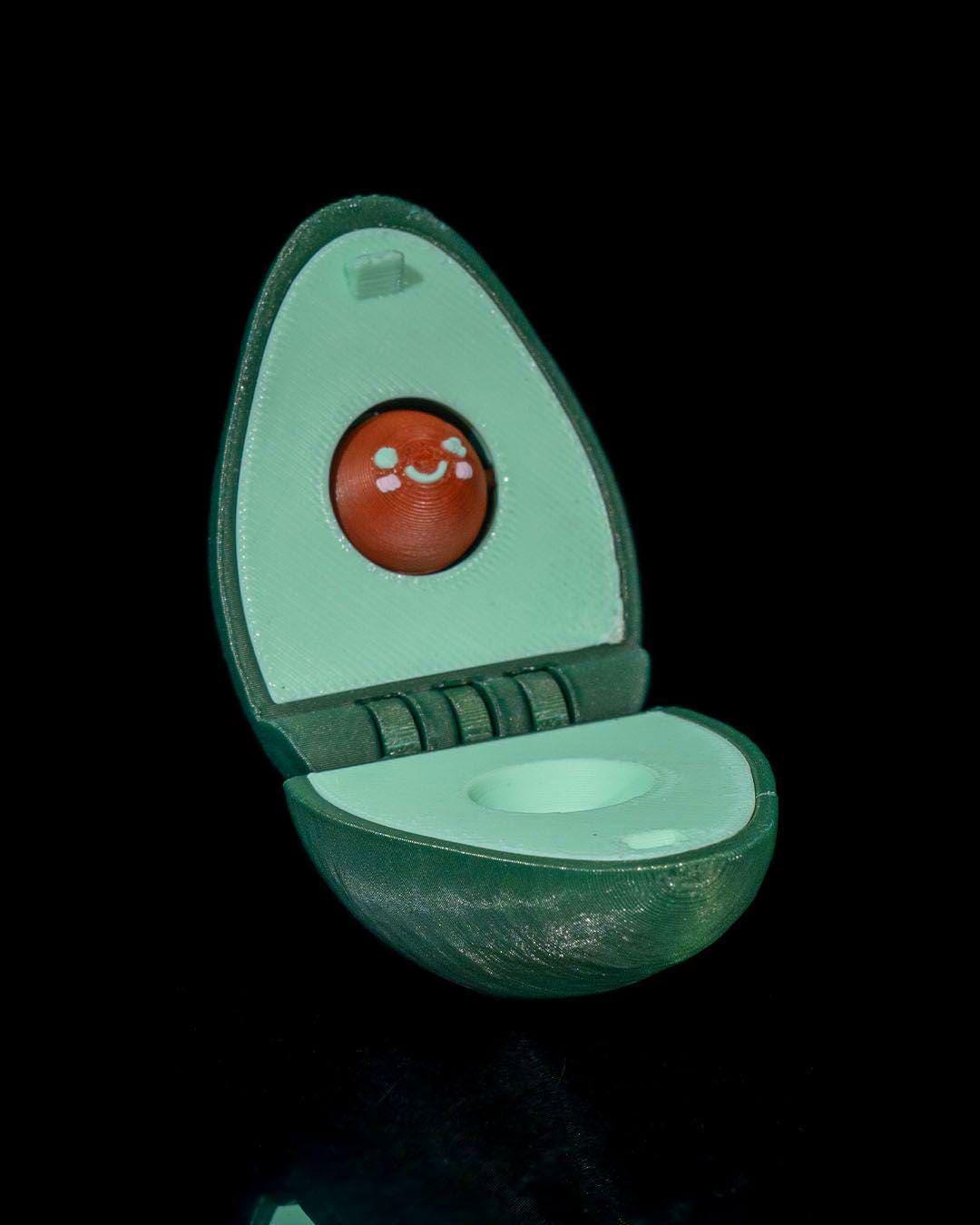 Avocado Fidget Spinner | Handmade PLA Stress Relief Desk Toy