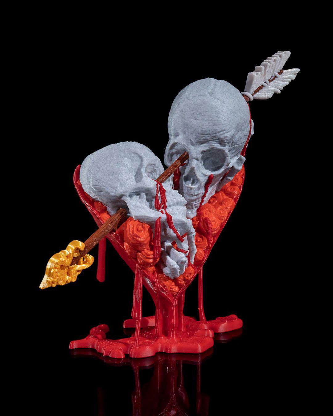Romantic Anatomical Heart Statue Unique Love Decor Handmade Eco Friendly Gift