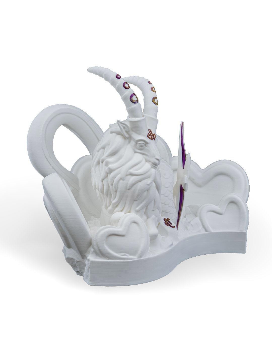 Capricorn Zodiac Figurine | Handmade Eco Friendly Home Decor | Romantic Astrology Gift