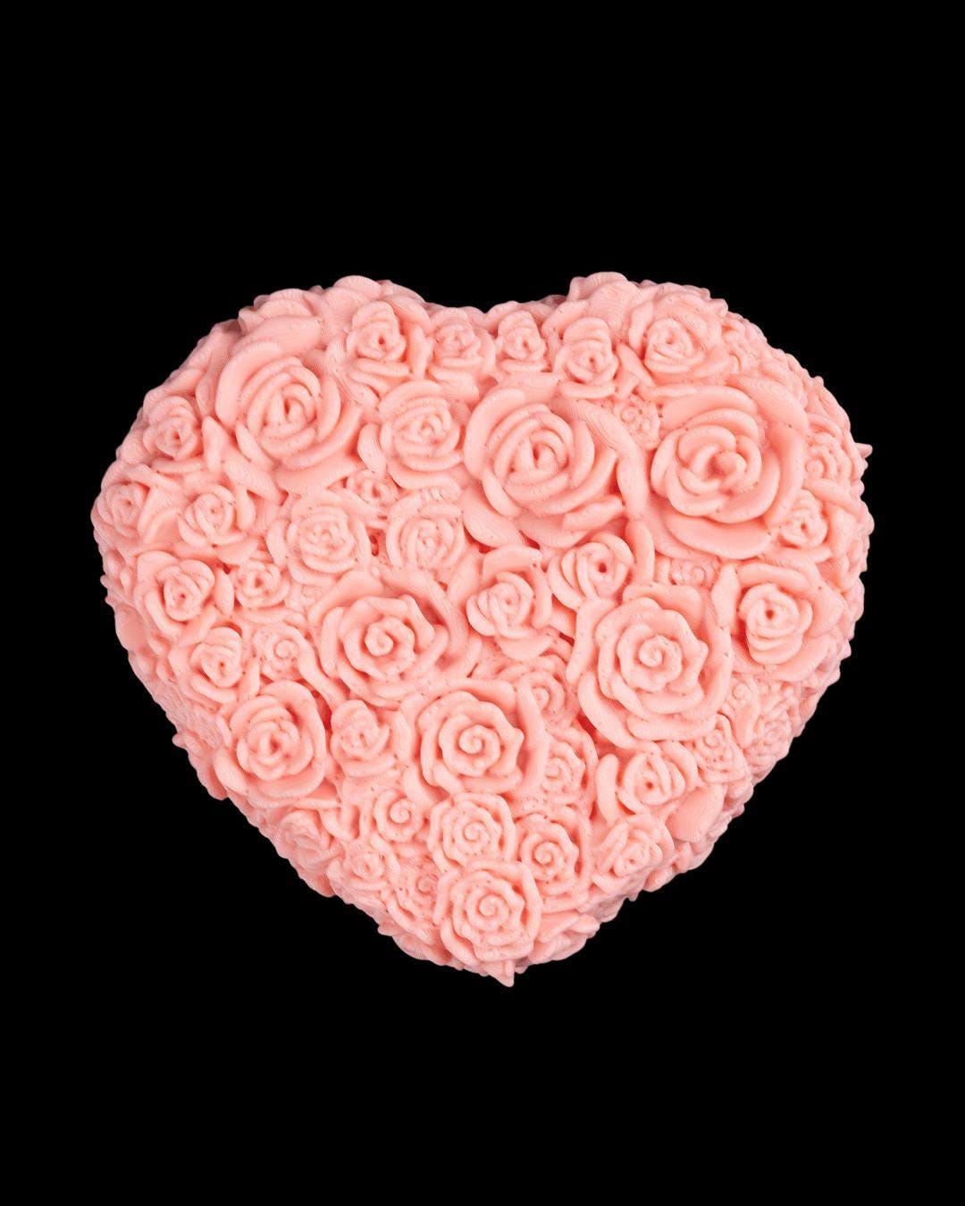 Petal Heart Trinket Box Romantic Gift