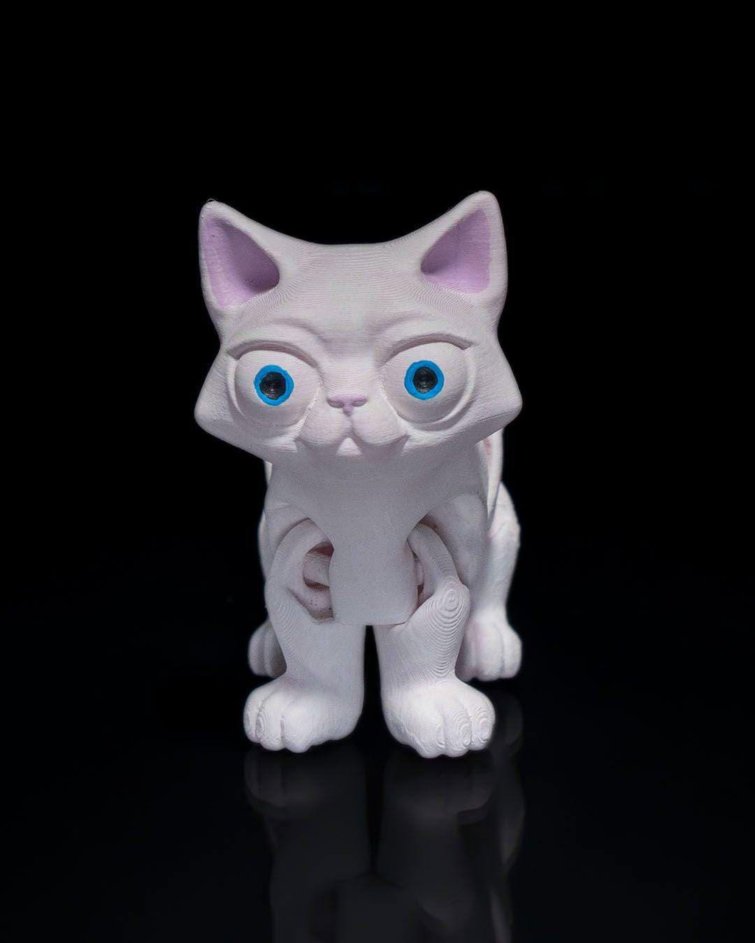 Articulated Flexi Cat Figure