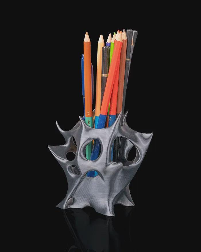 Biomorph Modular Organizer Set – Organic 3D Printed Holder for Desk, Controller, Phone & Headphones