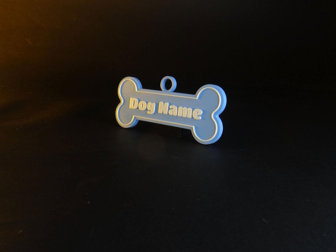 Personalized Bone Dog Tag