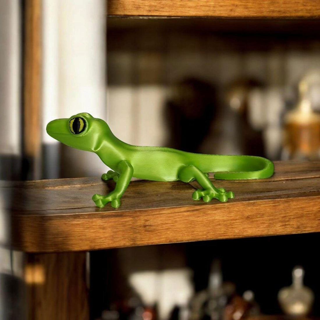 Handmade Gecko Figurine | Eco Friendly PLA Desk Decor
