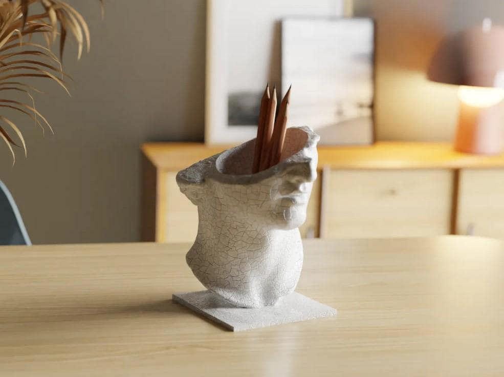 Venus Bust Vase | Greek Goddess Decor, Desk Organizer