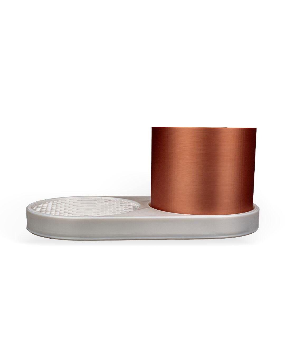 Voxel Planter & Trinket Dish – 3D Printed Modern Decor Piece