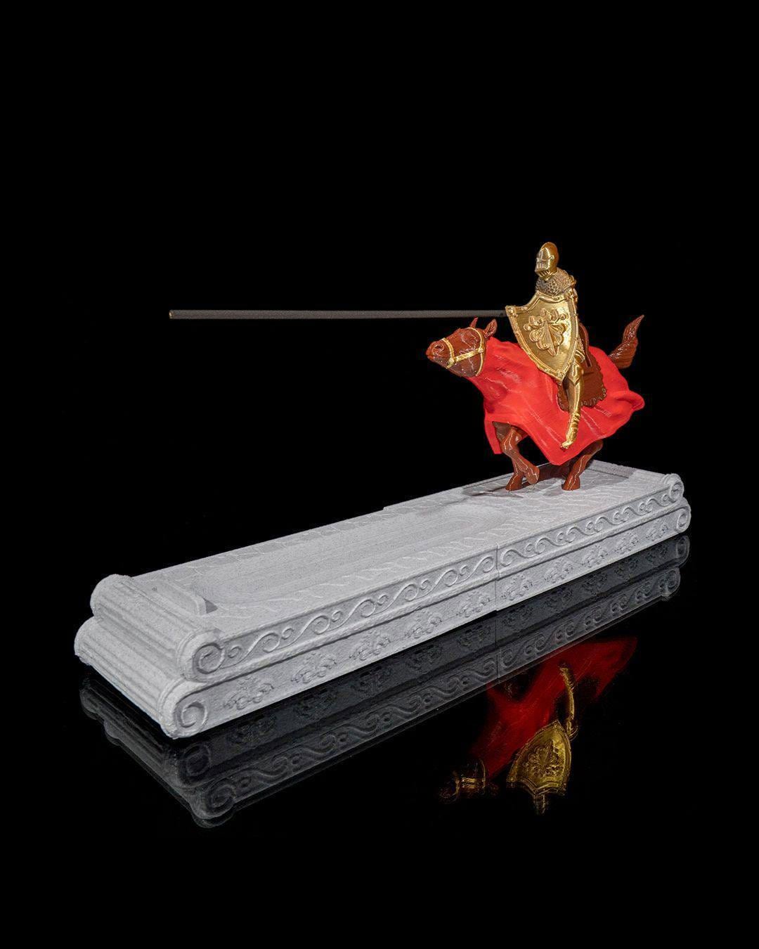 Joust a Knight Incense Holder – Handmade Medieval Decor