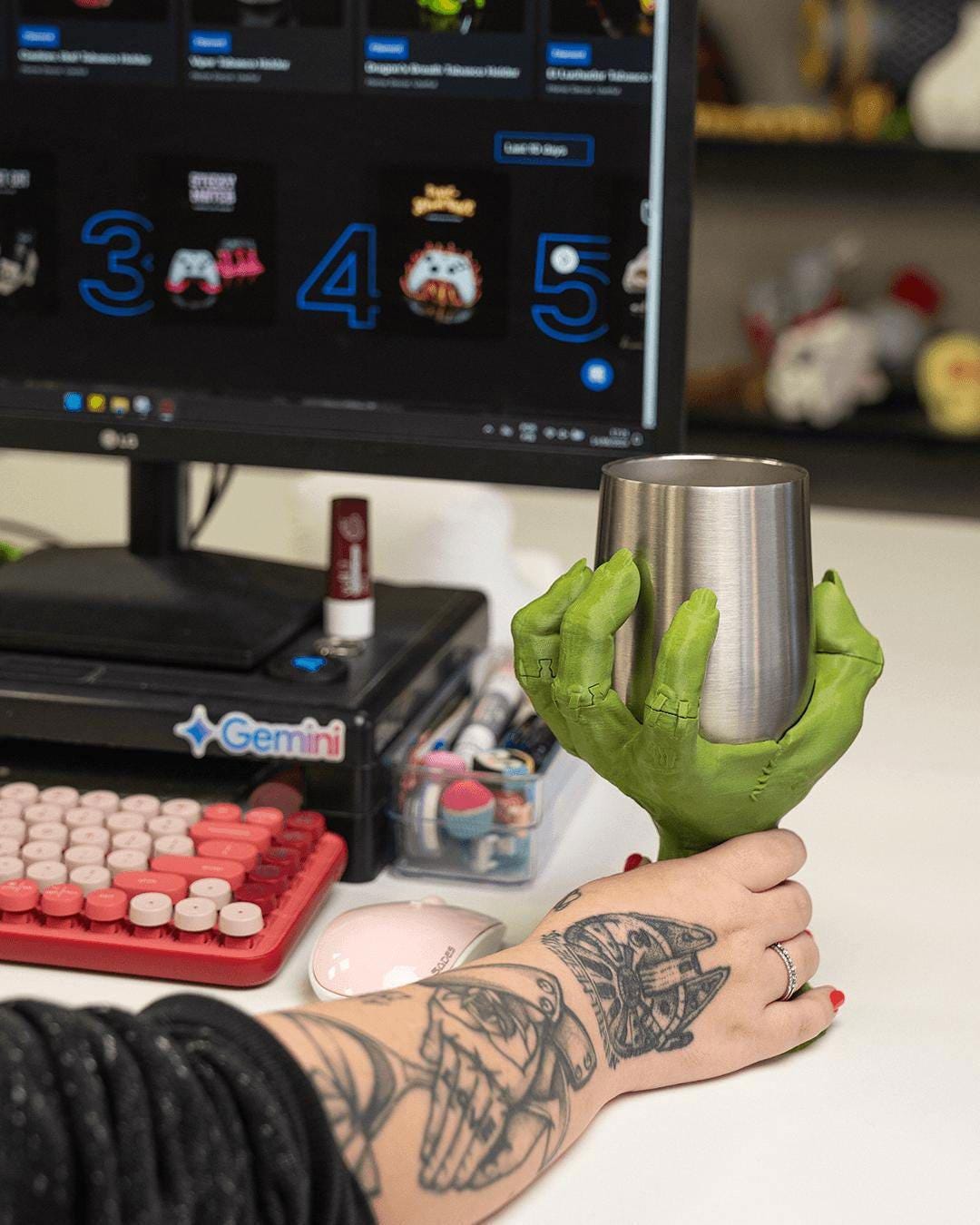 Zombie Hand Cup Holder