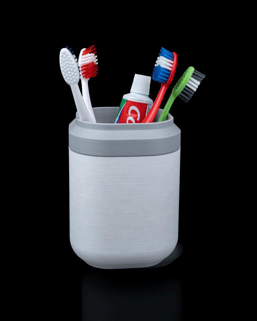 Modern Bathroom & Desk Organizer Set – 3D Printed Minimalist Storage Kit | Sleek Home Decor