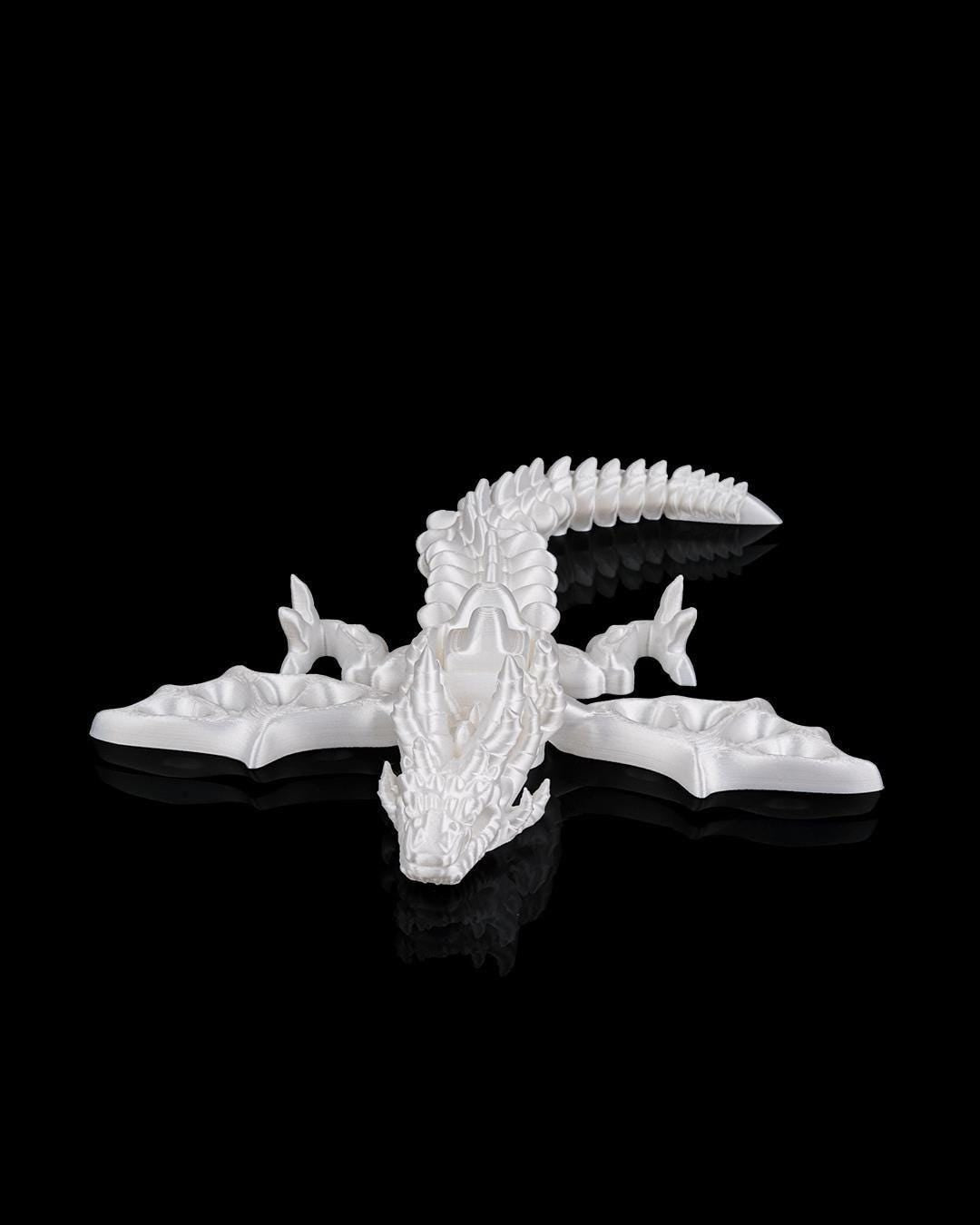 Undead Wyvern – Articulated Dragon Skeleton Figurine