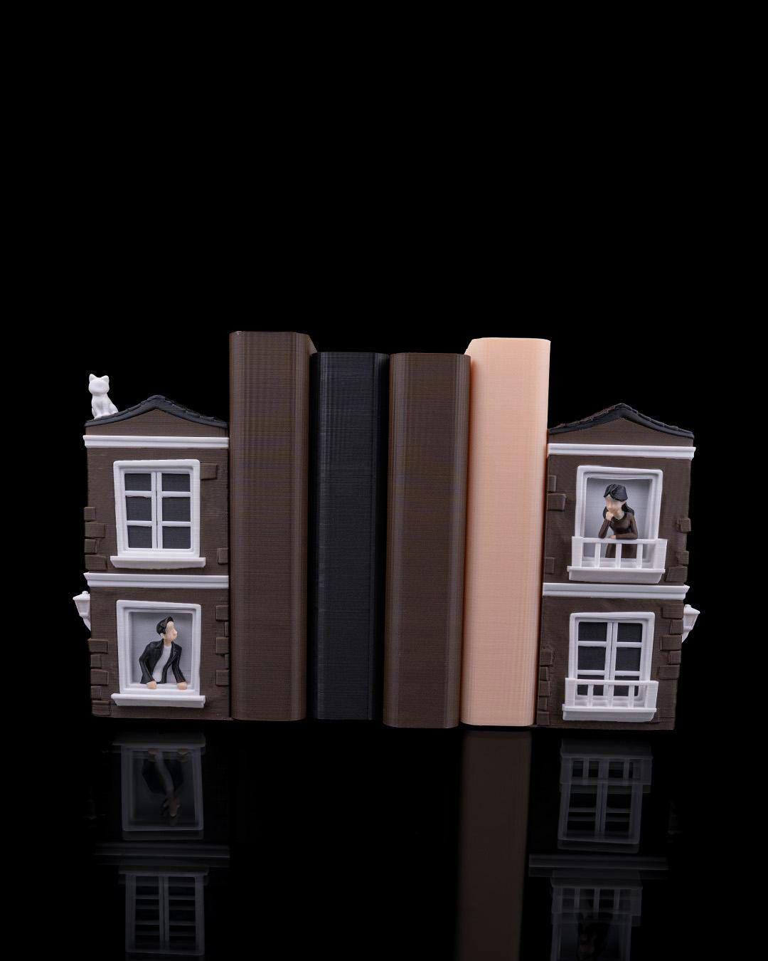 Book Boyfriend Bookend – Multicolor Romantic Fantasy Shelf Decor