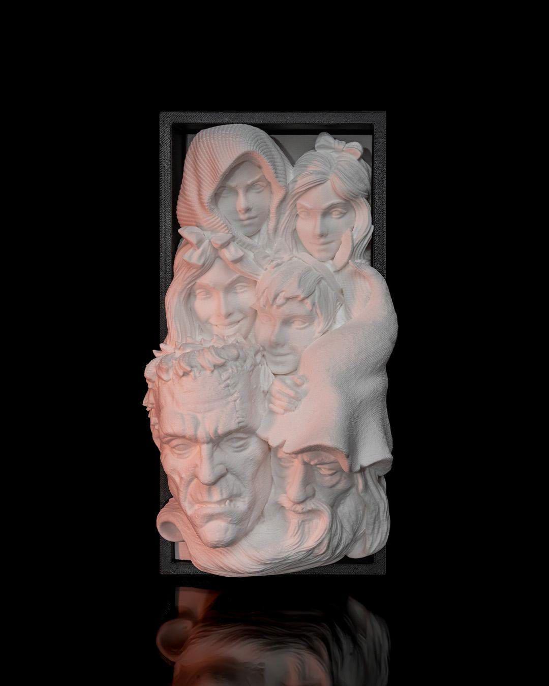 Fairy Tale Book Nook – Classic Story 3D Printed Bookshelf Insert