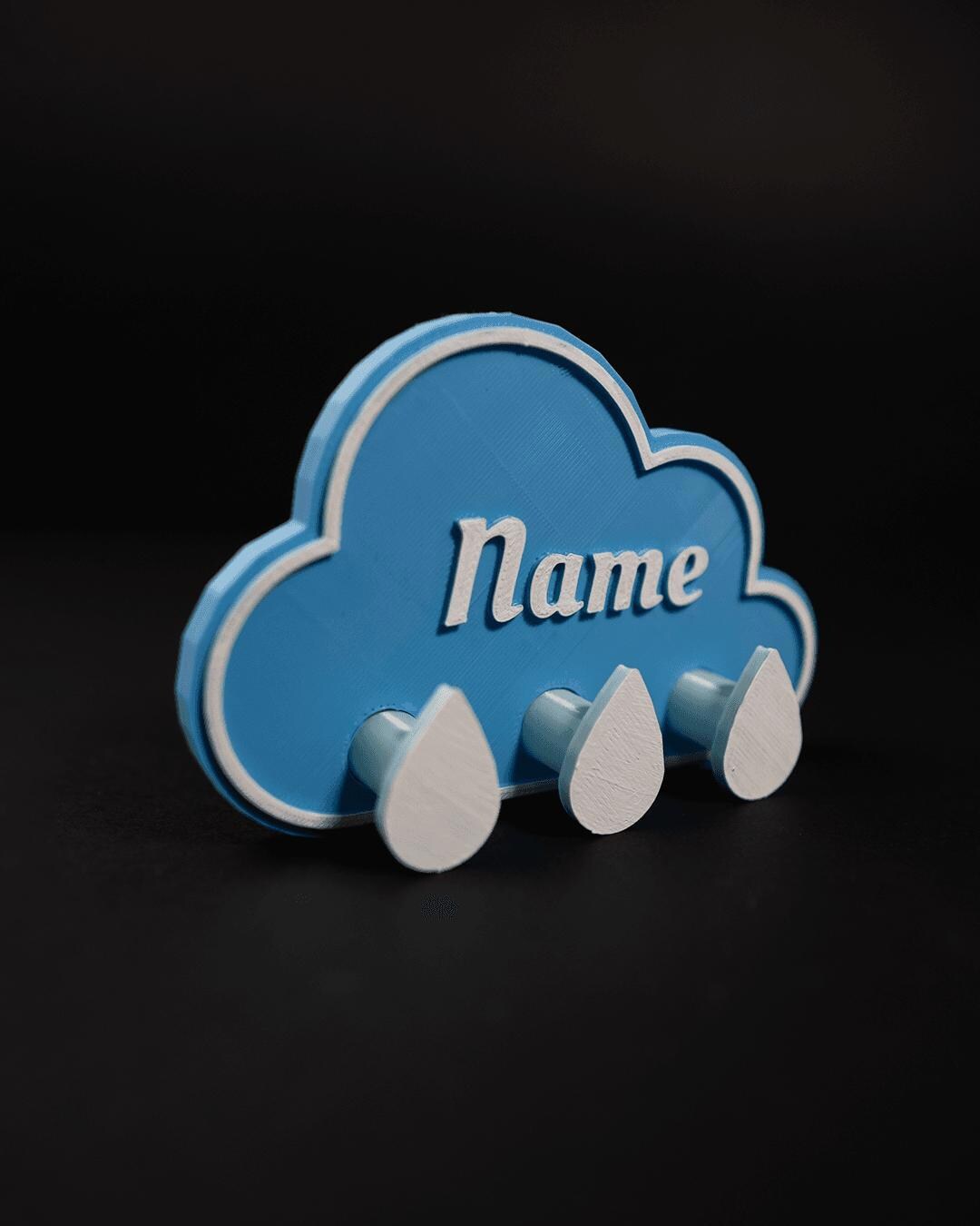 Custom Kids Wall Hook – Personalized Animal Coat or Key Hanger with Name