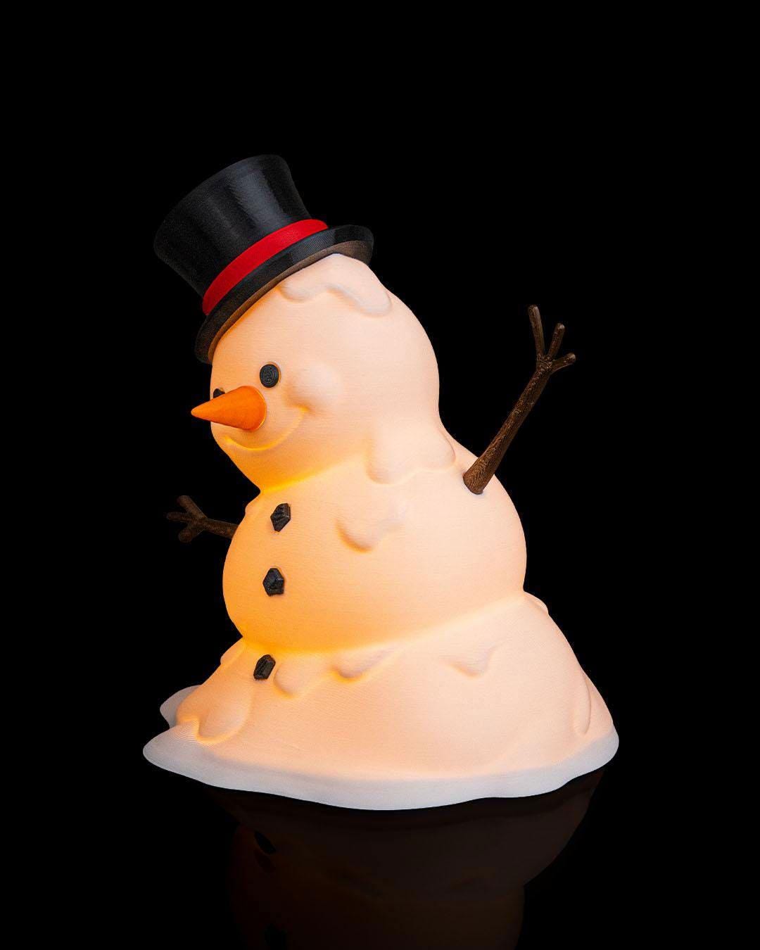 Snowman Lantern Buddy – Handmade Christmas LED Candle Decor
