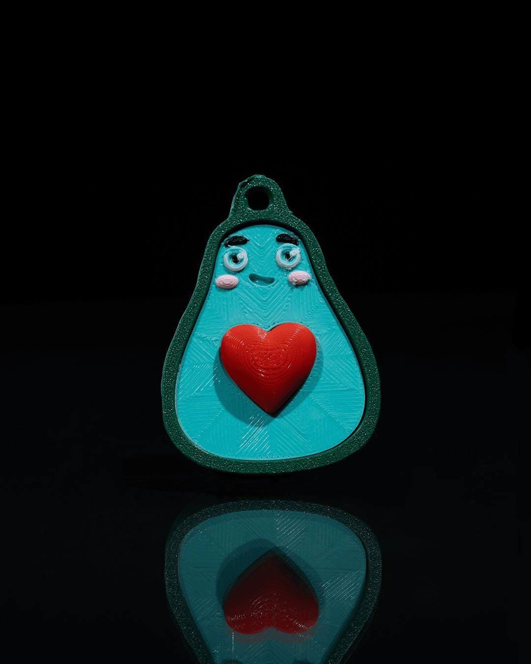 Handmade Avocado Couple Figurine | Eco-Friendly Anniversary Gift