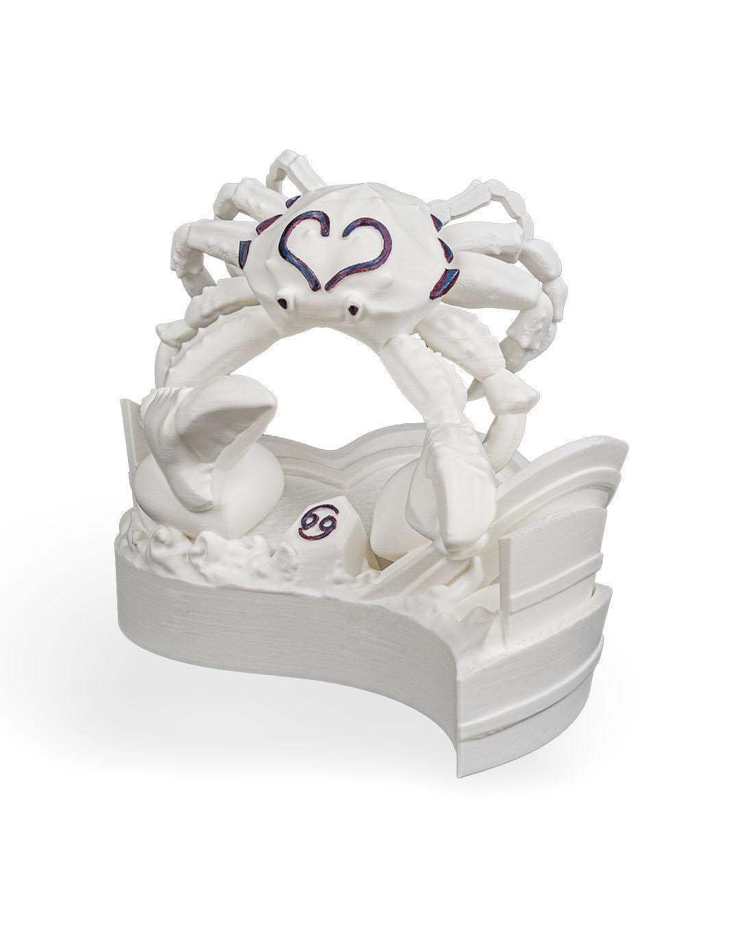 Cancer Zodiac Decorative Statue – Handmade Eco Friendly Cancer Sculpture Astrology Gift